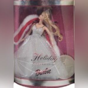 Barbie Doll 2001 Holiday Celebration Special Edition Mattel Blonde #50304